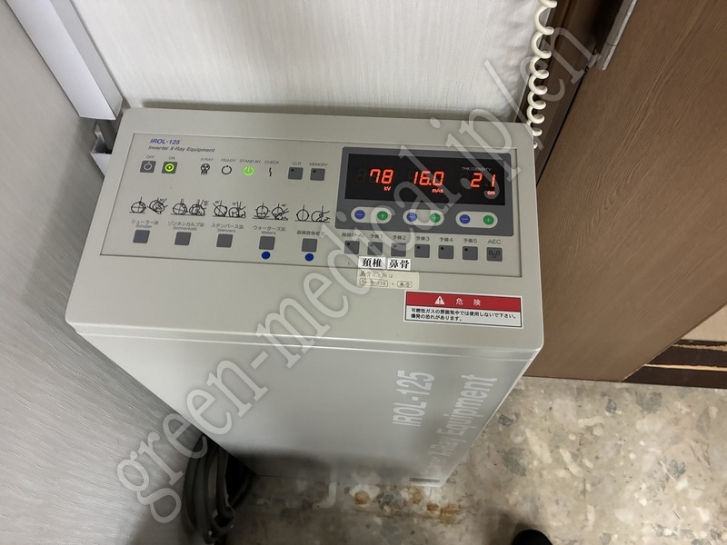 1.○ 耳鼻科専用Ｘ線装置