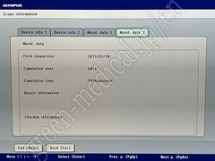 OLYMPUS Video Gastroscope (Parts Condition)