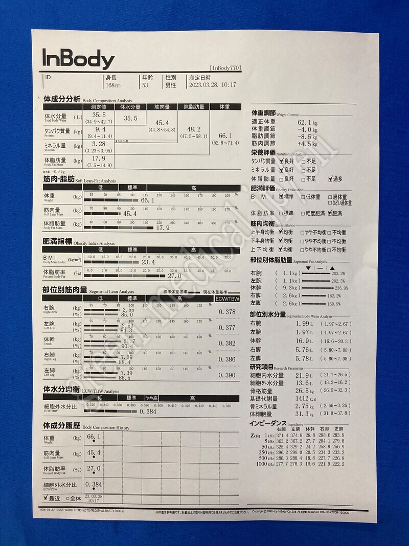 5.体成分分析装置（医療機器）
